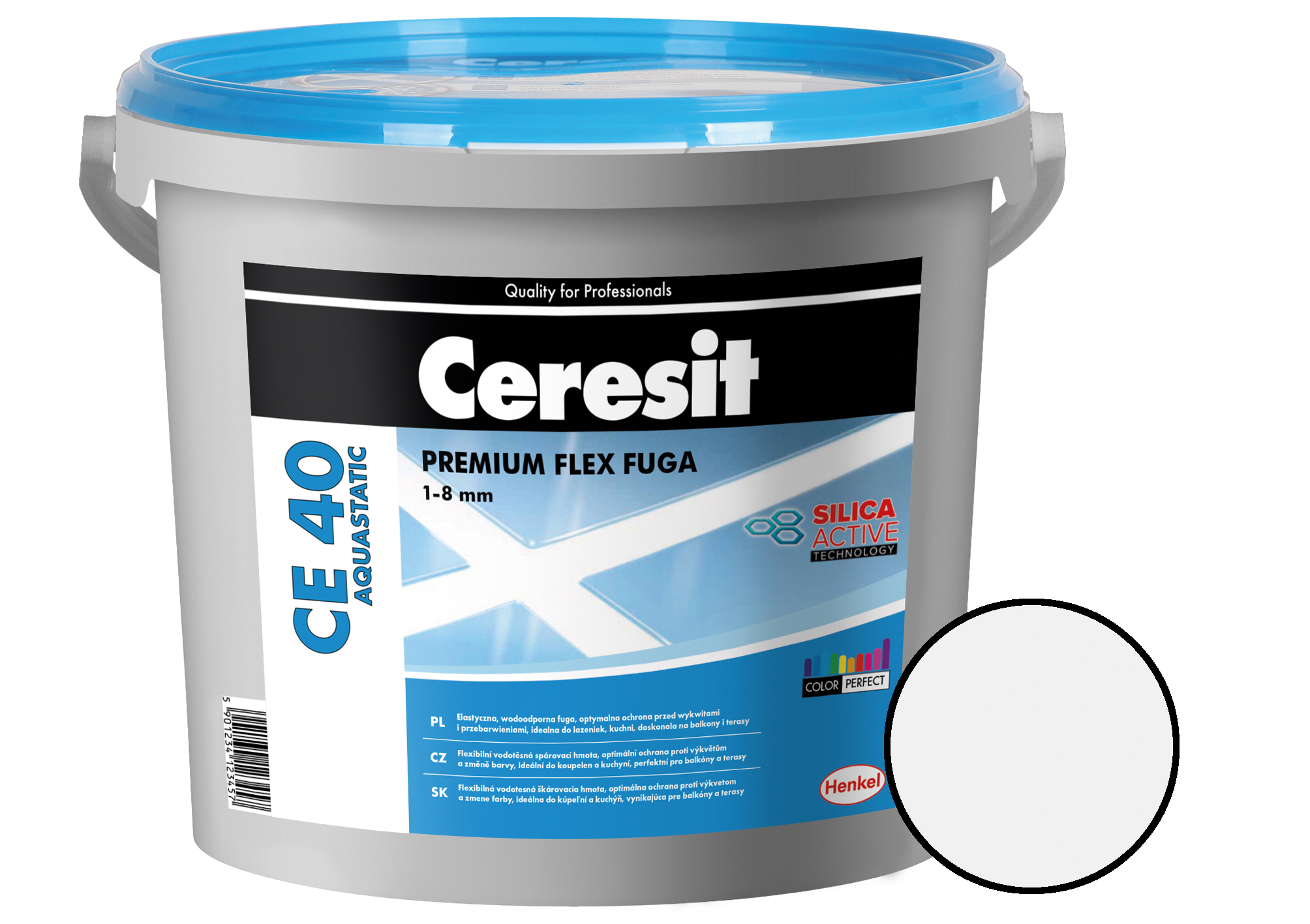 Hmota spárovací Ceresit CE 40 Aquastatic bílá 2 kg