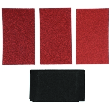 Houba brusná + brusivo Flexovit 70×125 mm +3 listy