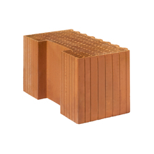 Broušená cihla POROTHERM 50 EKO+ Profi Dryfix K P8 koncová 250×500×249 mm