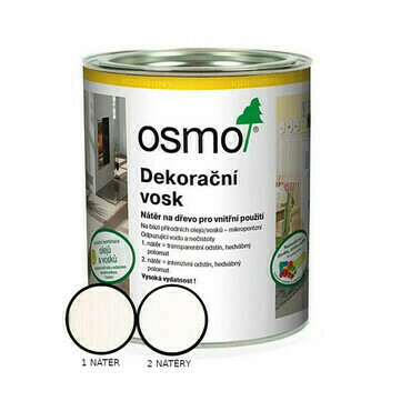 Vosk dekorační Osmo 3186 intenzivní bílý 0,75 l