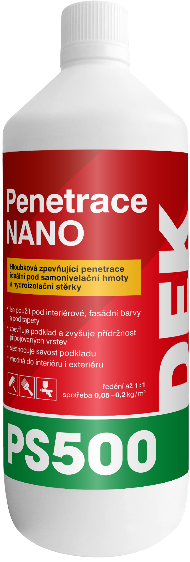 Penetrace stavební DEK NANO PS500 1 kg