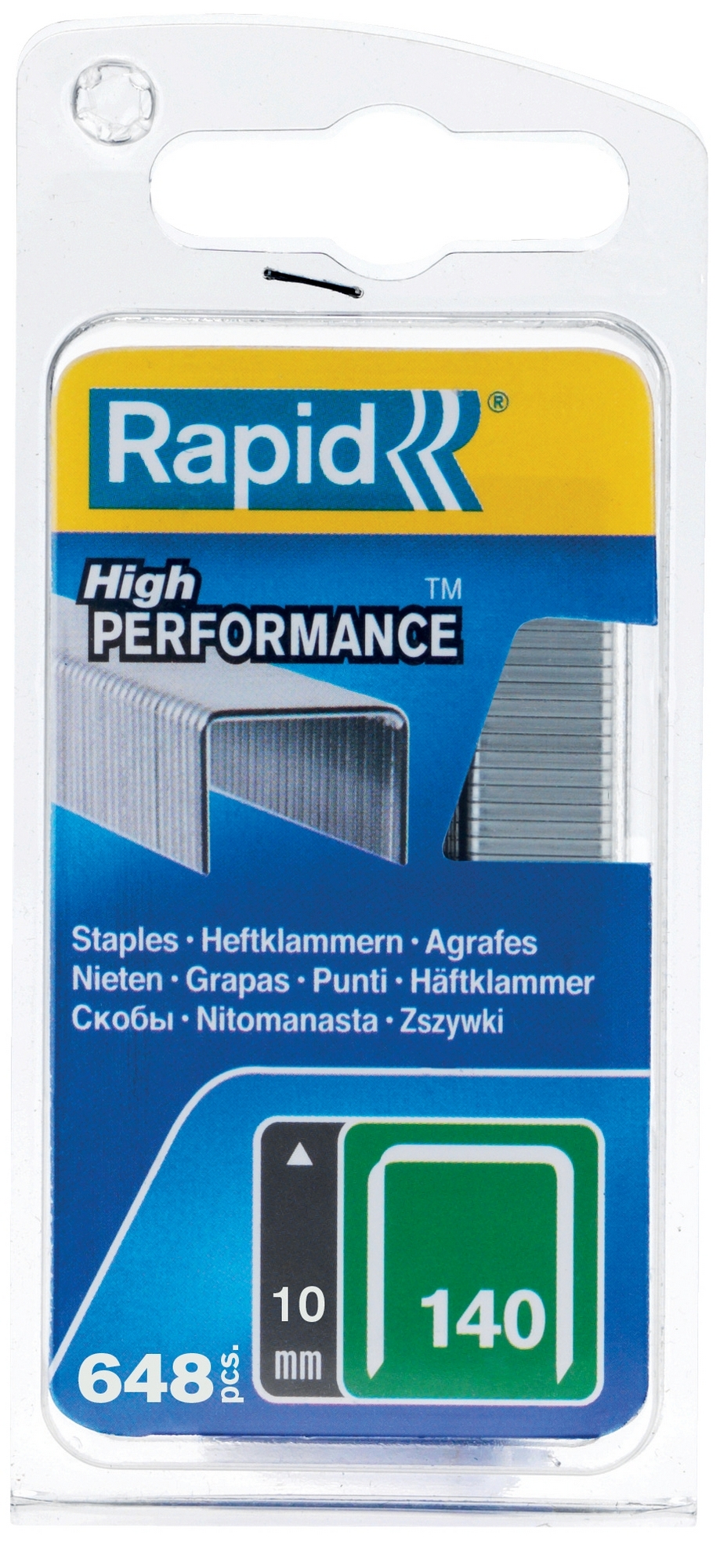 Spony Rapid High Performance 140 10,6×10×1,2 mm 970 ks