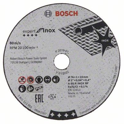 Kotouč řezný Bosch Expert for Inox 76×1 mm