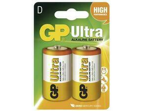 Baterie GP Ultra Alkaline D 2 ks