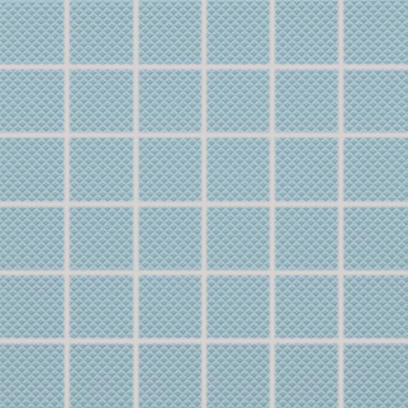 Mozaika Rako Color Two 5×5 cm (set 30×30 cm) světle modrá matná GRS05603