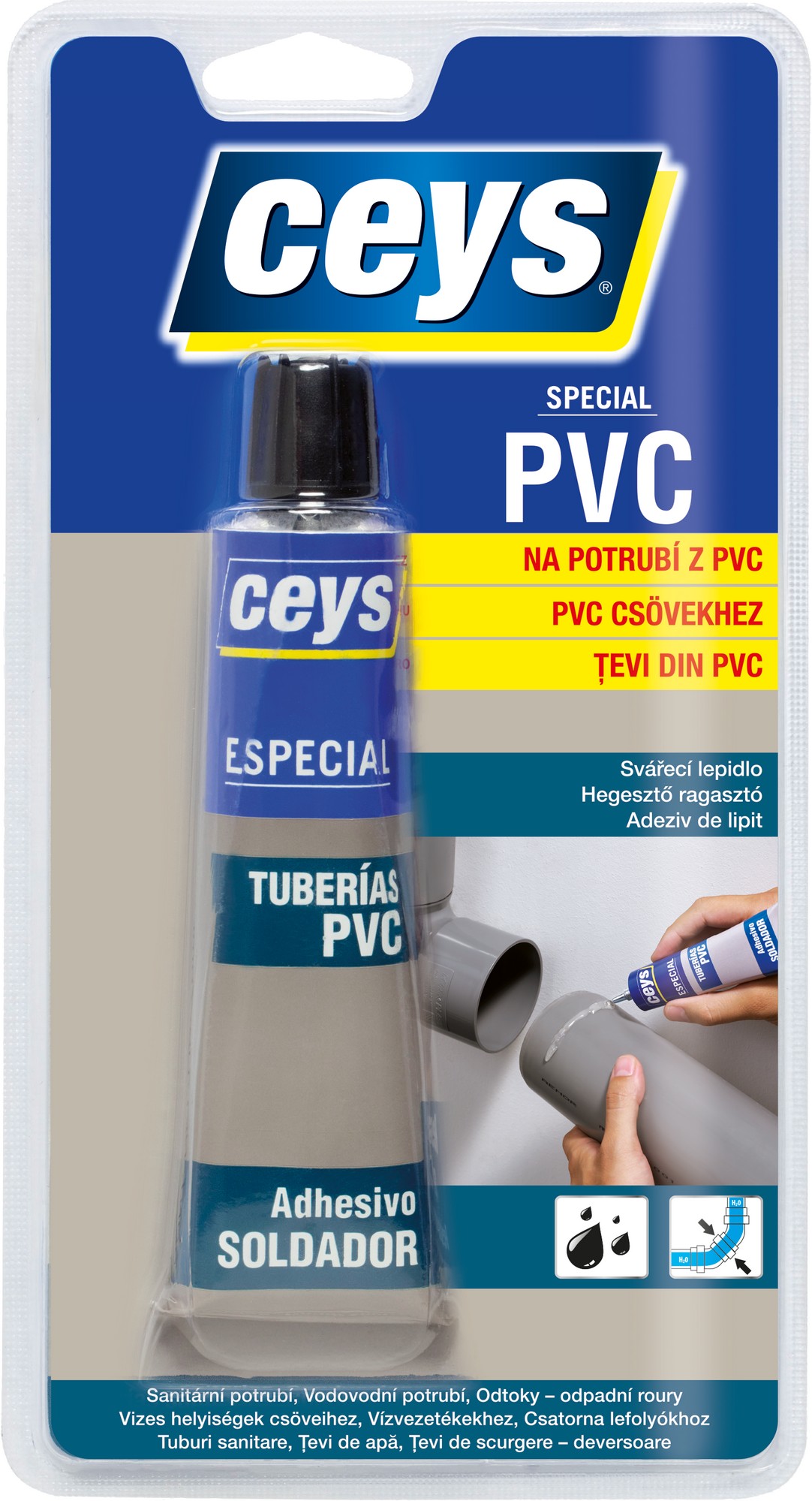 Lepidlo na potrubí Ceys SPECIAL PVC 70 ml