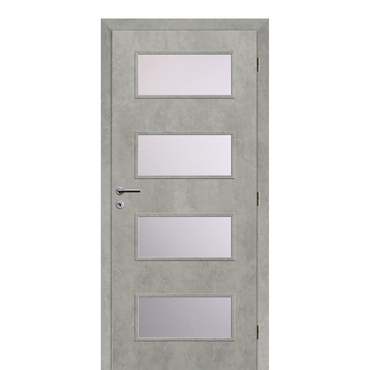 Dveře interiérové Solodoor SMART 17 pravé šířka 600 mm beton
