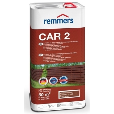 Lazura na dřevo Remmers CAR-2 naturbraun 5 l