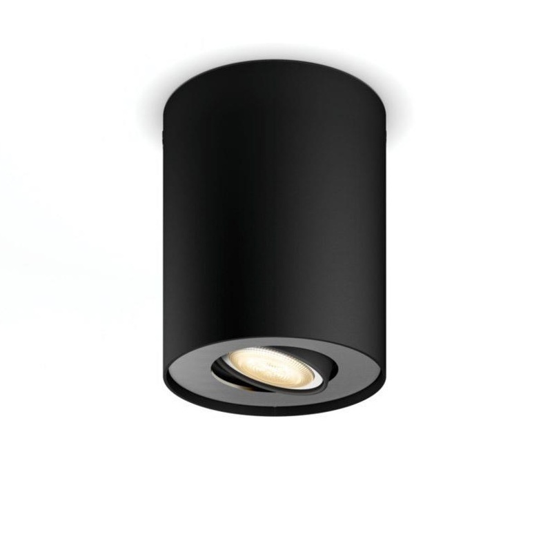Svítidlo GU10 Philips HUE Pillar 1× žárovka LED 5 W černá