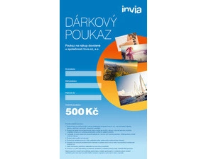 Dárkový poukaz INVIA v hodnotě 500 Kč