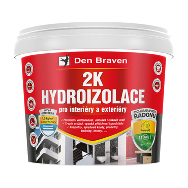 Nátěr hydroizolační Den Braven 2K hydroizolace 7 kg