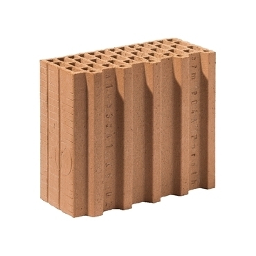 Broušená cihla POROTHERM 30 1/2 Profi P15 poloviční 125×300×249 mm