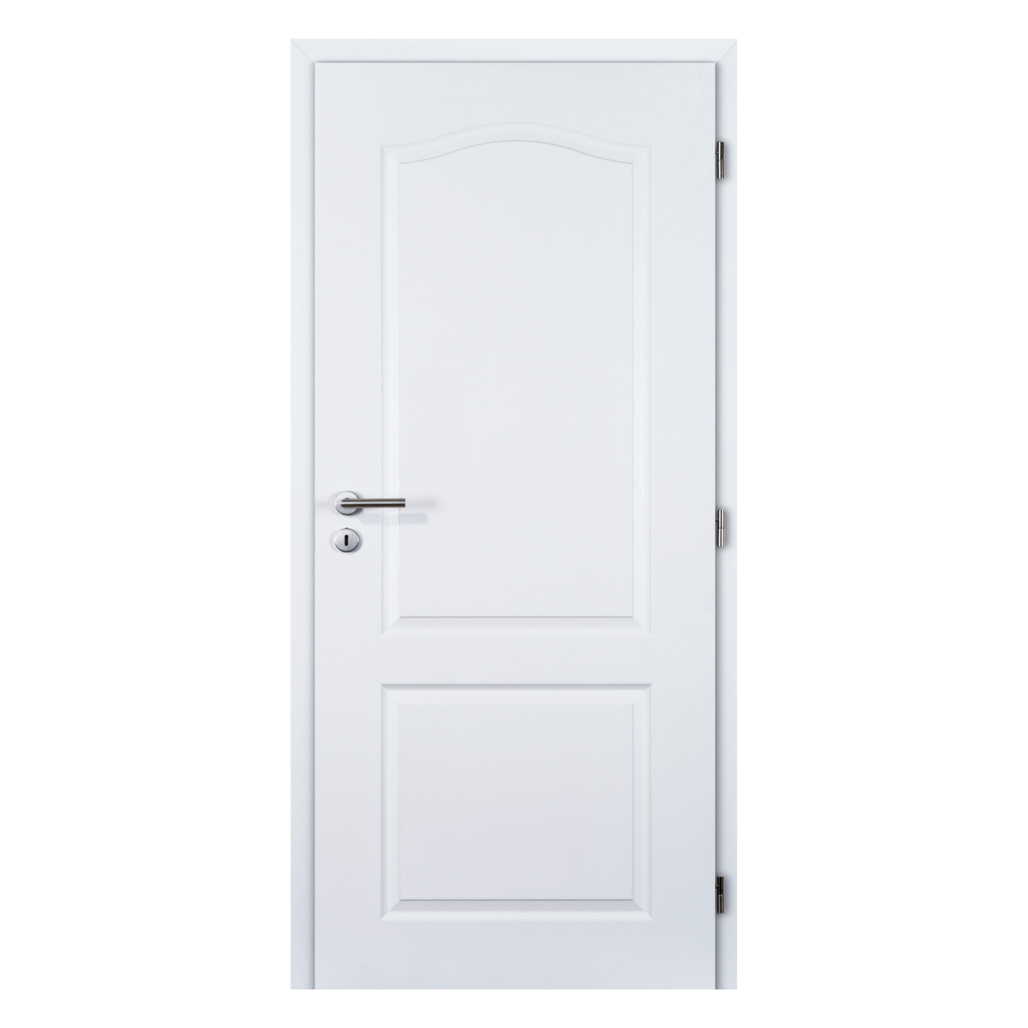Dveře plné profilované Doornite Claudius bílé pravé 800 mm