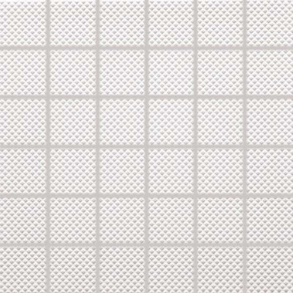 Mozaika Rako Color Two 5×5 cm (set 30×30 cm) bílá matná GRS05623