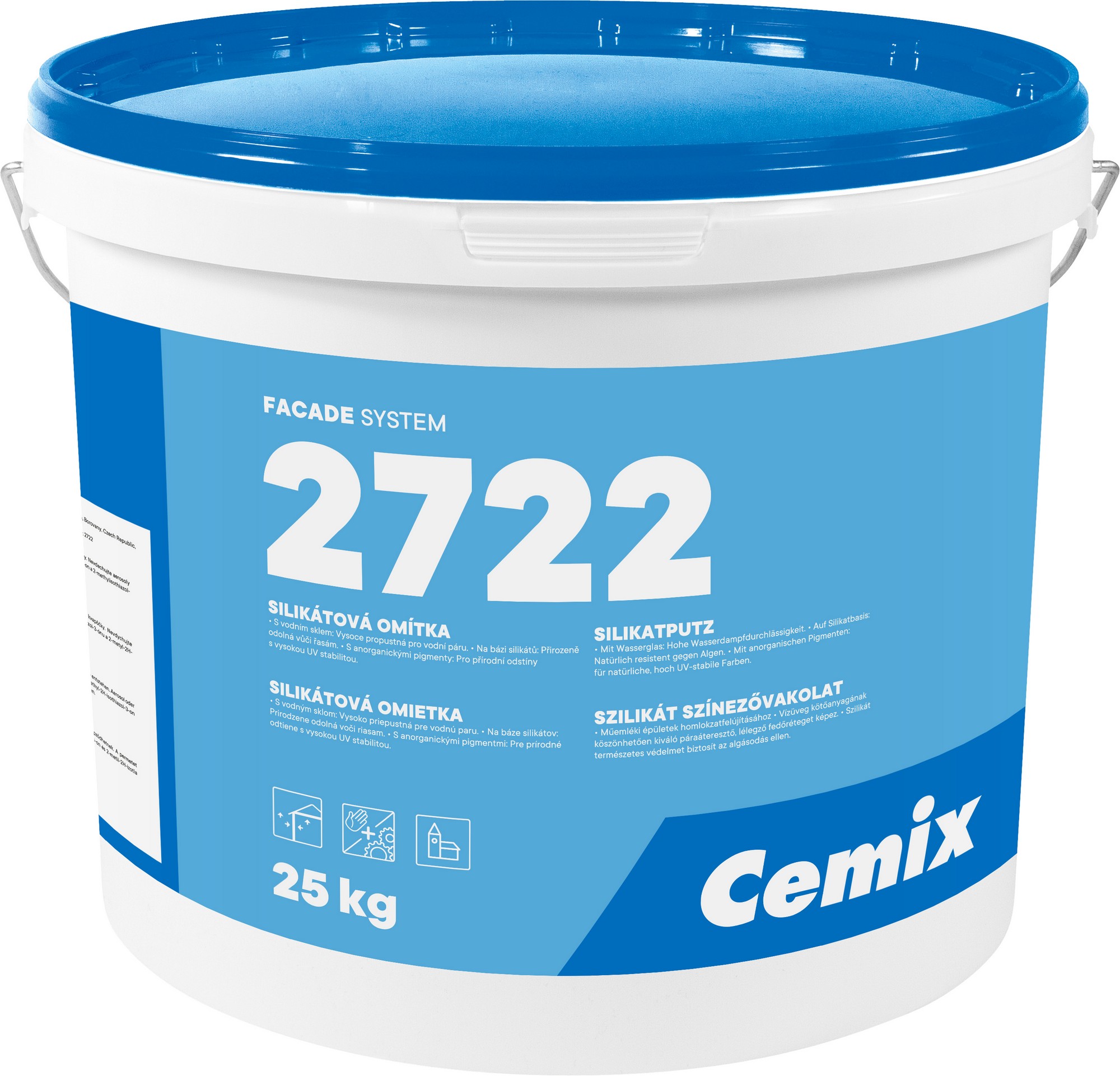 Omítka silikátová Cemix 2722 Z 1,5 mm bezpř., 25 kg