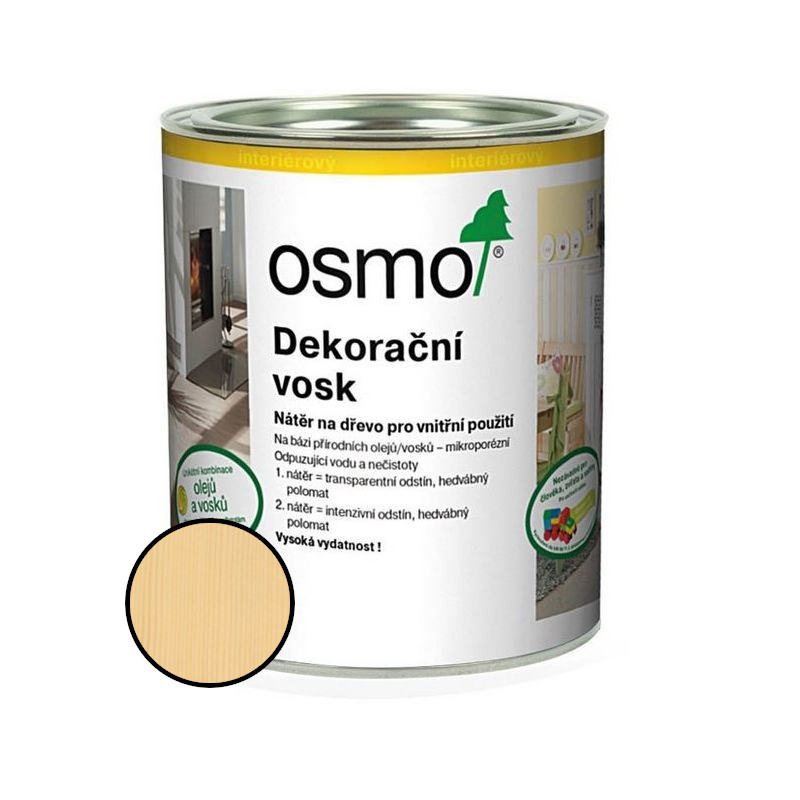 Vosk dekorační Osmo 3136 bříza 0,125 l