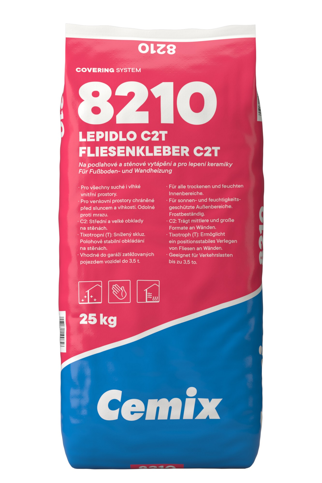Lepidlo cementové C2T Cemix 8210 25 kg