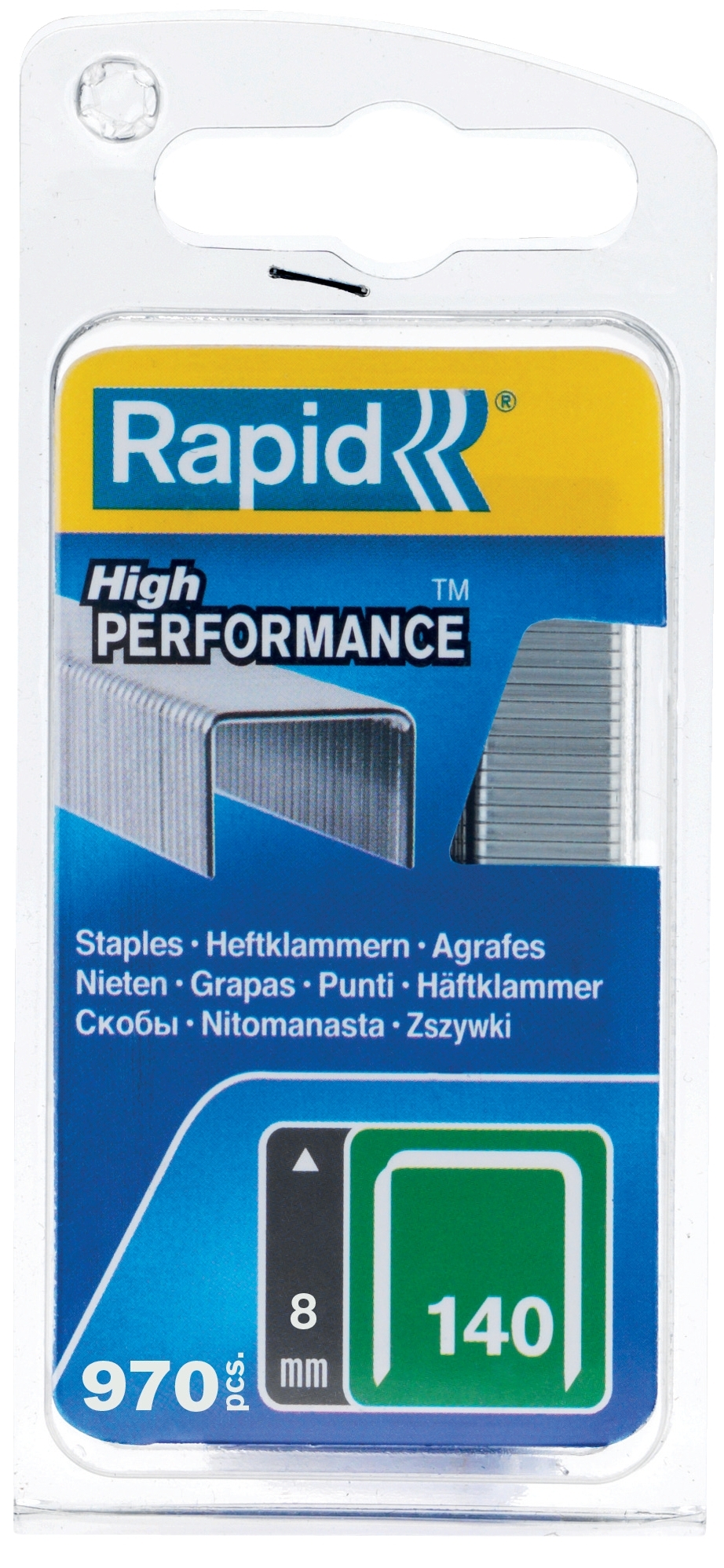 Spony Rapid High Performance 140 10,6×8×1,2 mm 970 ks