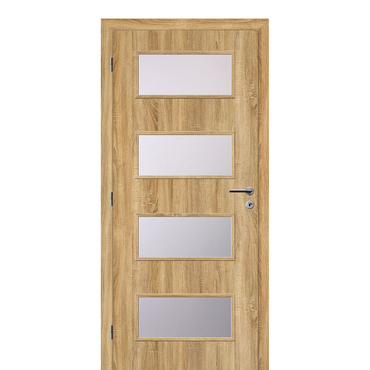 Dveře interiérové Solodoor SMART 17 levé šířka 900 mm dub sonoma