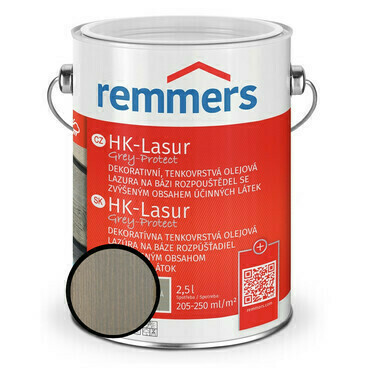 Lazura ochranná Remmers HK Lasur Grey protect vodní, 5 l