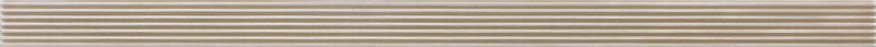 Listela Rako Textile 2,2×40 cm hnědá WLAMG003