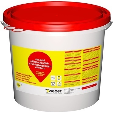 Barva fasádní weberton extraClean active bílá 25 kg