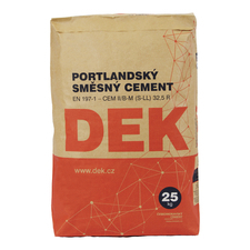 Portlandský směsný cement DEK 32,5 R  25 kg