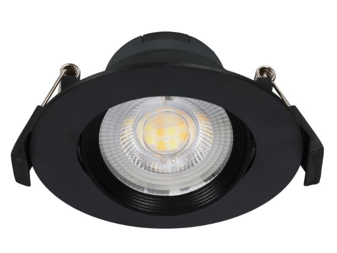 Svítidlo LED CCT ORO Zuma 5 W kruhové černá