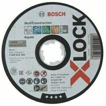 Kotouč řezný Bosch Rapido Multi Construction X-LOCK 125×1 mm 25 ks