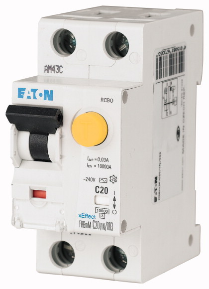 Chránič proudový s jištěním Eaton FRBmM-B16/1N/003-G