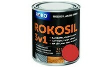 Barva samozákladující Rokosil akryl 3v1 RK 300 červ. rum.  0,6 l