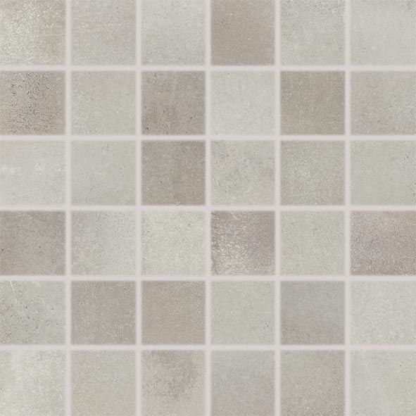 Mozaika Rako Via 5×5 cm (set 30×30 cm) šedá DDM05711