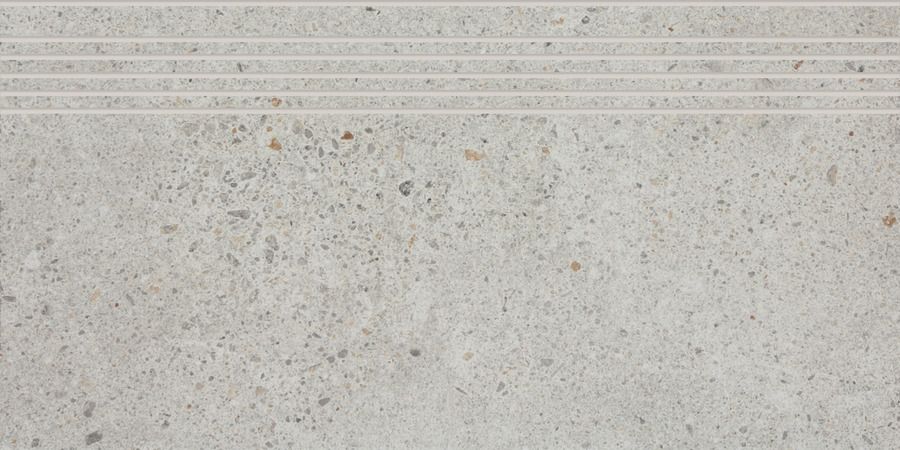 Schodovka Rako Piazzetta 30×60 cm světle šedá DCPSE788