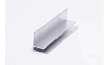 Ukončovací F hliníkový profil pro polykarbonátové desky 10mm, délka 6m