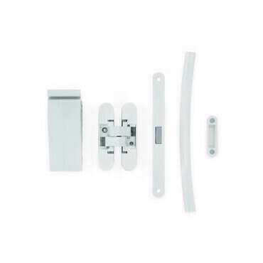 Kování Eclisse hardware KIT 4 (WC zámek) bílá