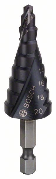 Vrták stupňovitý Bosch HSS-AlTiN 4–20×70,5 mm