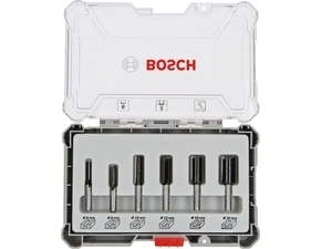 Sada drážkovacích fréz Bosch 8 mm stopka 6–20 mm 6 ks