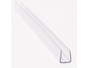 Profil U ukončovací plastový čirý 10 mm délka 6 m
