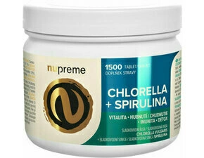 NUPREME Chlorella + Spirulina BIO Jumbo 1500 tablet