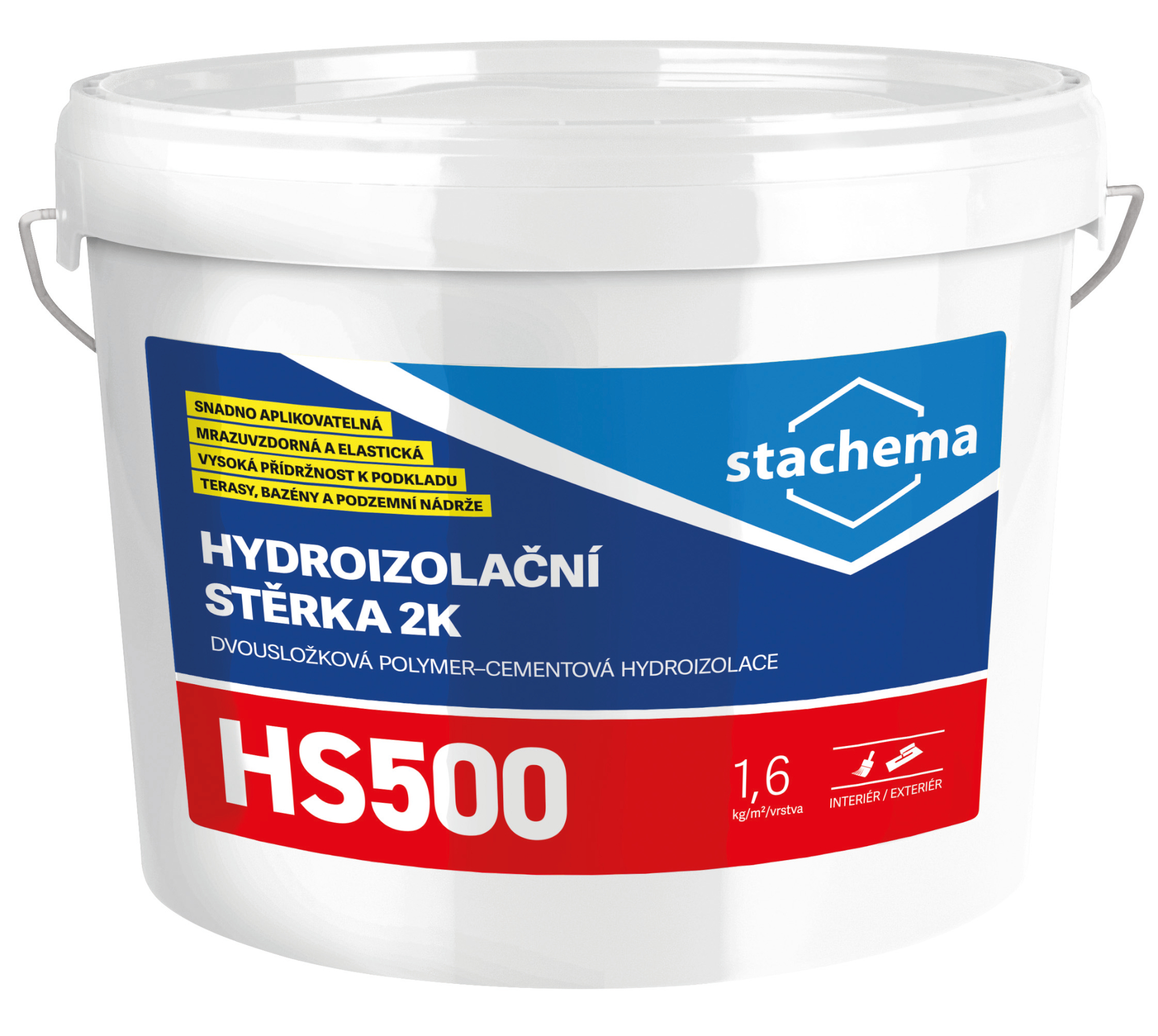Stěrka hydroizolační Stachema 2K HS500 21 kg