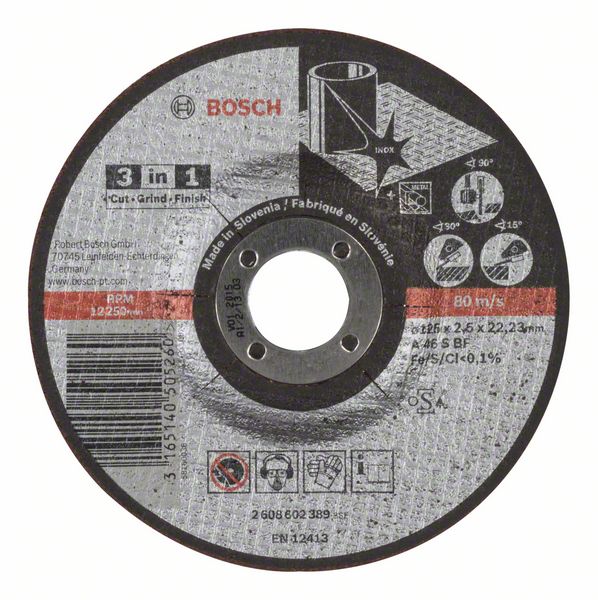 Kotouč řezný Bosch 3v1 125×2,5 mm