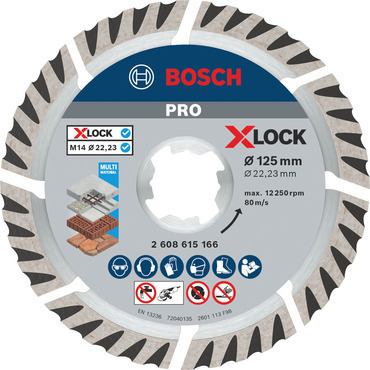 Diamantový kotouč DIA Bosch Standard for Uni T X-L 125×22,23×2×10 mm