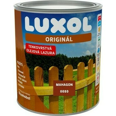 Lazura na dřevo Luxol Originál 0080 mahagon 4,5 l
