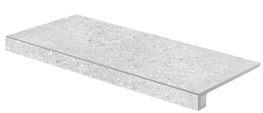Tvarovka schodová Rako Stones 30×60 cm světle šedá DCFSE666
