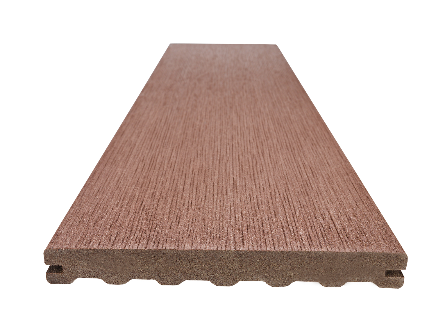 Prkno terasové Woodplastic RUSTIC MAX palisander 22×195×4000 mm