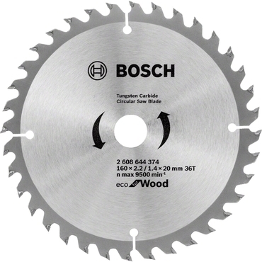 Kotouč pilový Bosch Eco for Wood 160×20×2,2 mm 36 z.