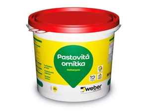 Omítka pastovitá weberpas extraClean active zrnitá 1,5 mm ZL00 25 kg