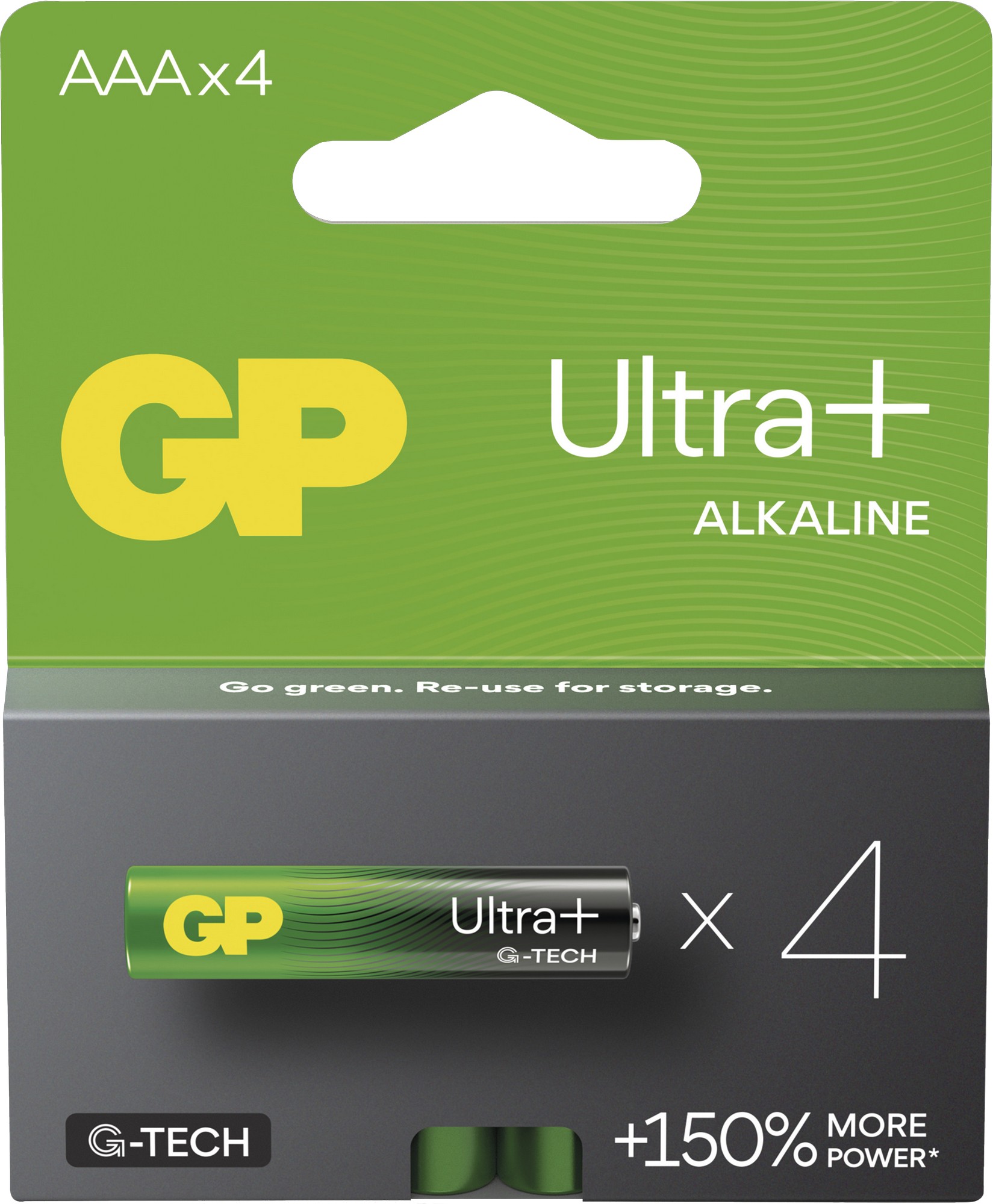 Baterie GP Ultra Plus Alkaline AAA 4 ks