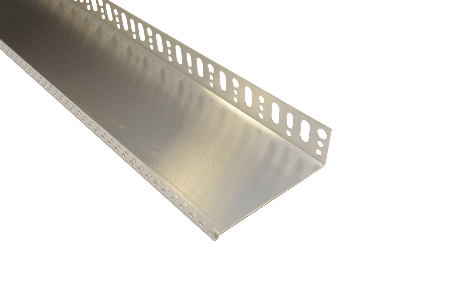 Zakládací profil pod ETICS, hliníková tl. 0,7 mm, šířka 123 mm, délka 2 m