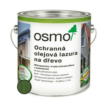 Lazura olejová ochranná Osmo 729 jedlově zelená 0,75 l